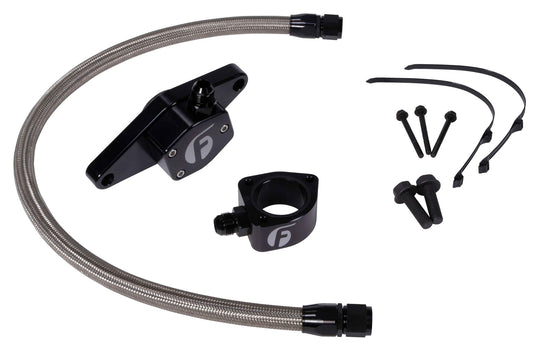 Fleece VP Coolant Bypass Kit (1998.5-2002) w  Stainless Steel Braided Line
