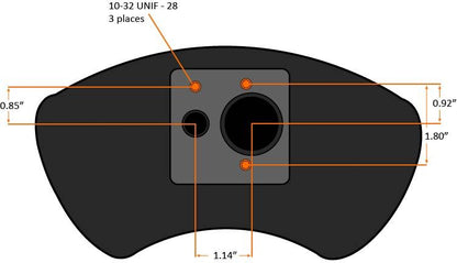 Fleece Molded Plastic Universal 5" Intake Manifold Elbow w/ Sensor Mounting Provisions