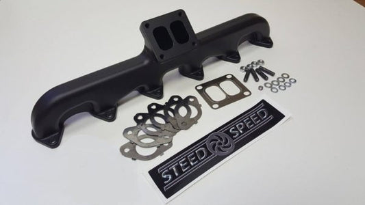 Steed Speed T4 24V Angled Turbo Flange With Waste Gate