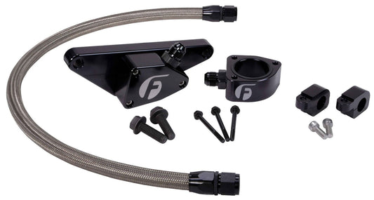 Fleece Cummins Coolant Bypass Kit (2003-2007 Manual Transmission) w/ Stainless Steel Braided Line