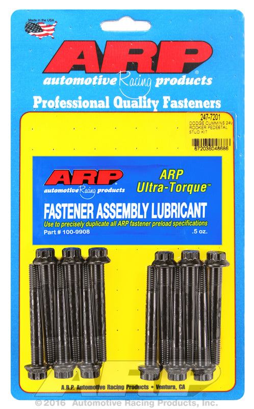 ARP Dodge Cummins 24V Rocker Pedestal Stud Kit